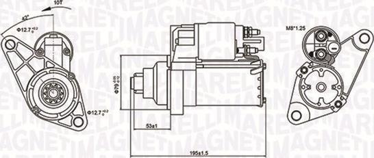 Magneti Marelli 063721330010 - Starteris autodraugiem.lv