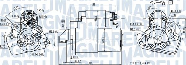 Magneti Marelli 063721332010 - Starteris autodraugiem.lv