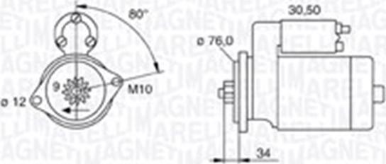 Magneti Marelli 063721321010 - Starteris autodraugiem.lv