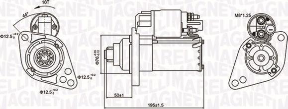 Magneti Marelli 063721294010 - Starteris autodraugiem.lv