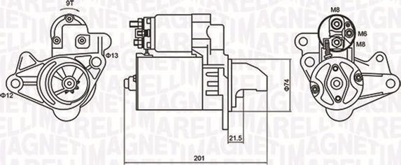 Magneti Marelli 063721254010 - Starteris autodraugiem.lv