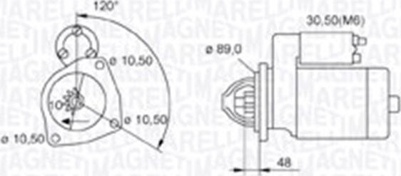 Magneti Marelli 063721268010 - Starteris autodraugiem.lv