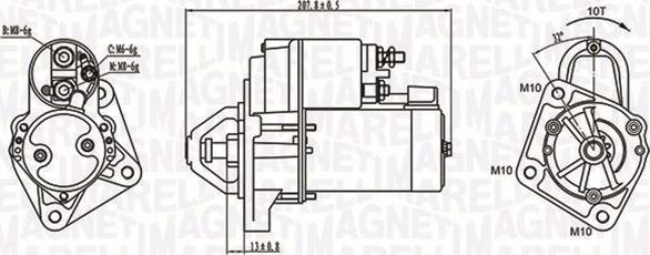 Magneti Marelli 063721289010 - Starteris autodraugiem.lv