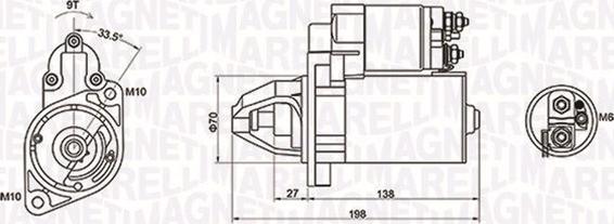 Magneti Marelli 063721283010 - Starteris autodraugiem.lv