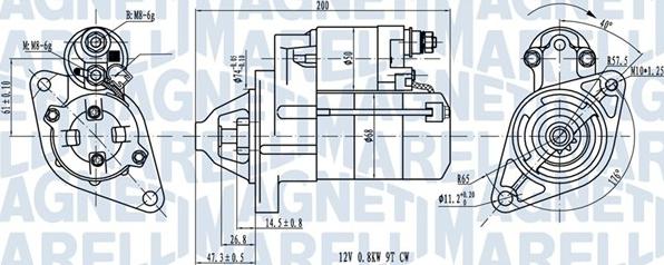 Magneti Marelli 063721224010 - Starteris autodraugiem.lv