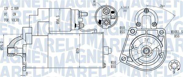 Magneti Marelli 063721271010 - Starteris autodraugiem.lv