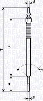 Magneti Marelli 062900131304 - Kvēlsvece autodraugiem.lv