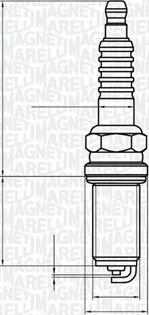 Magneti Marelli 062000785304 - Aizdedzes svece autodraugiem.lv