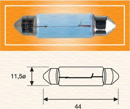 Magneti Marelli 009462200000 - Kvēlspuldze, Numura apgaismojuma lukturis autodraugiem.lv