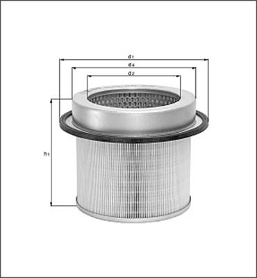 Magneti Marelli 154096912470 - Gaisa filtrs autodraugiem.lv