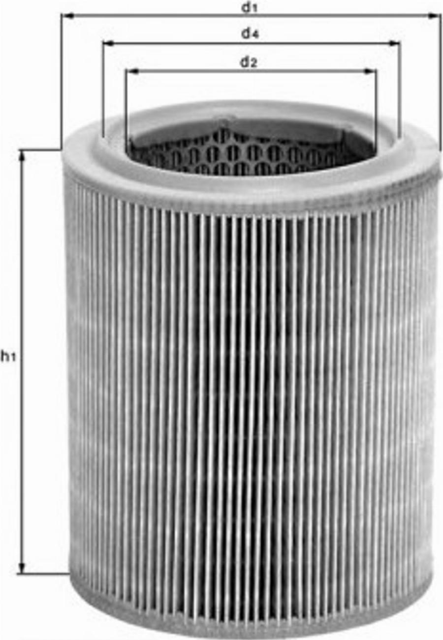 Magneti Marelli 154068875900 - Gaisa filtrs autodraugiem.lv