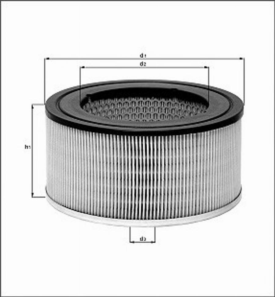 Magneti Marelli 154084455380 - Gaisa filtrs autodraugiem.lv