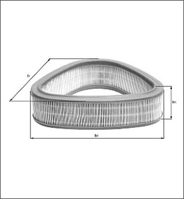 Magneti Marelli 154084511710 - Gaisa filtrs autodraugiem.lv