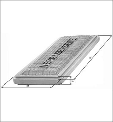 Magneti Marelli 154086424150 - Gaisa filtrs autodraugiem.lv