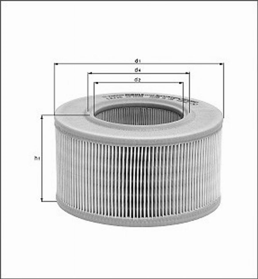 Magneti Marelli 154076544600 - Gaisa filtrs autodraugiem.lv