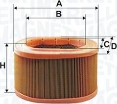 Magneti Marelli 152071758412 - Gaisa filtrs autodraugiem.lv