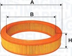 Magneti Marelli 152071760819 - Gaisa filtrs autodraugiem.lv