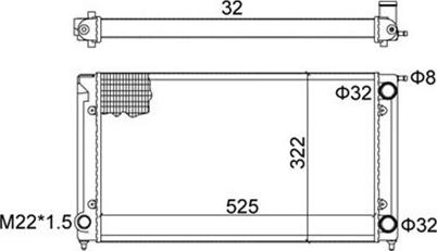 Magneti Marelli 359000300420 - Radiators, Motora dzesēšanas sistēma autodraugiem.lv