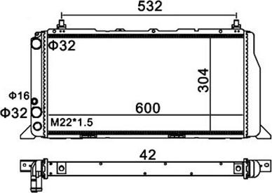 Magneti Marelli 359000300520 - Radiators, Motora dzesēšanas sistēma autodraugiem.lv