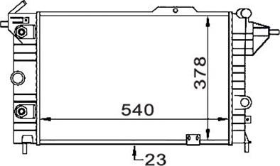 Magneti Marelli 359000300600 - Radiators, Motora dzesēšanas sistēma autodraugiem.lv