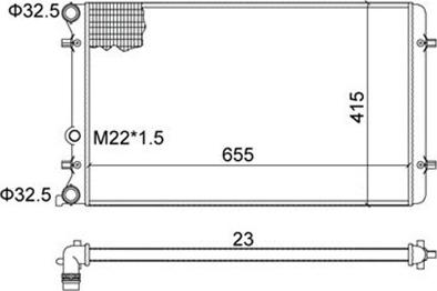 Magneti Marelli 359000300220 - Radiators, Motora dzesēšanas sistēma autodraugiem.lv