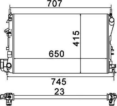 Magneti Marelli 359000301050 - Radiators, Motora dzesēšanas sistēma autodraugiem.lv