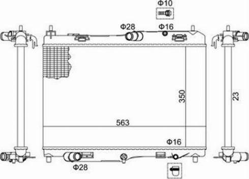 Magneti Marelli 359000391820 - Radiators, Motora dzesēšanas sistēma autodraugiem.lv