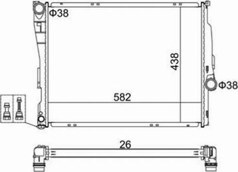 Magneti Marelli 359000302090 - Radiators, Motora dzesēšanas sistēma autodraugiem.lv