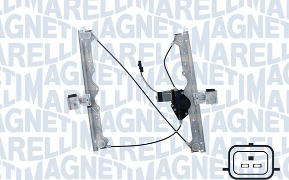 Magneti Marelli 350103170379 - Stikla pacelšanas mehānisms autodraugiem.lv