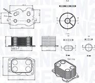 Magneti Marelli 350300000900 - Eļļas radiators, Motoreļļa autodraugiem.lv