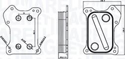 Magneti Marelli 350300000800 - Eļļas radiators, Motoreļļa autodraugiem.lv