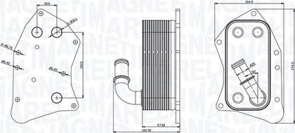 Magneti Marelli 350300002300 - Eļļas radiators, Motoreļļa autodraugiem.lv