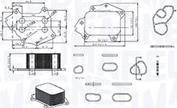 Magneti Marelli 350300002700 - Eļļas radiators, Motoreļļa autodraugiem.lv