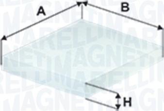 Magneti Marelli 350208065970 - Filtrs, Salona telpas gaiss autodraugiem.lv