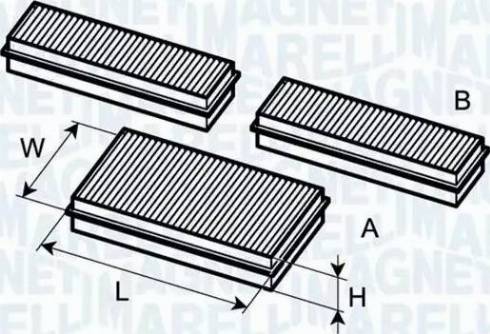 Magneti Marelli 350203061780 - Filtrs, Salona telpas gaiss autodraugiem.lv