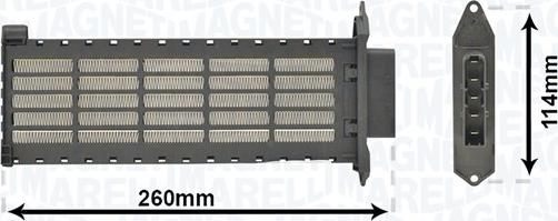 Magneti Marelli 350218446000 - Siltummainis, Salona apsilde autodraugiem.lv