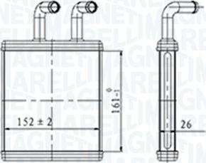 Magneti Marelli 350218454000 - Siltummainis, Salona apsilde autodraugiem.lv