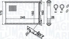 Magneti Marelli 350218455000 - Siltummainis, Salona apsilde autodraugiem.lv