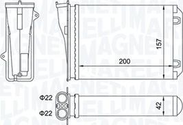 Magneti Marelli 350218463000 - Siltummainis, Salona apsilde autodraugiem.lv