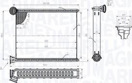 Magneti Marelli 350218473000 - Siltummainis, Salona apsilde autodraugiem.lv