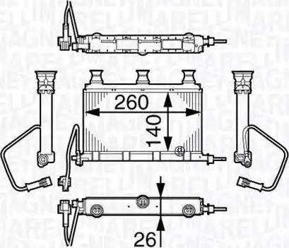 Magneti Marelli 350218352000 - Siltummainis, Salona apsilde autodraugiem.lv