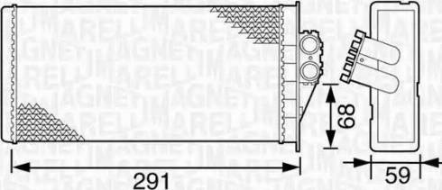 Magneti Marelli 350218265000 - Siltummainis, Salona apsilde autodraugiem.lv