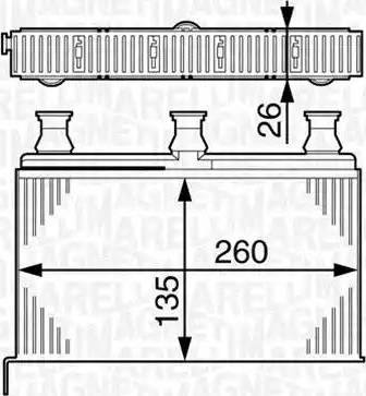 Magneti Marelli 350218281000 - Siltummainis, Salona apsilde autodraugiem.lv