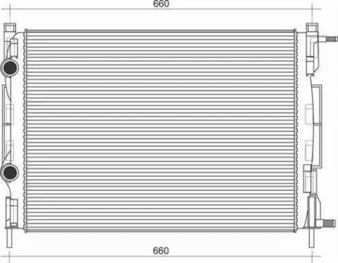 Magneti Marelli 350213998000 - Radiators, Motora dzesēšanas sistēma autodraugiem.lv