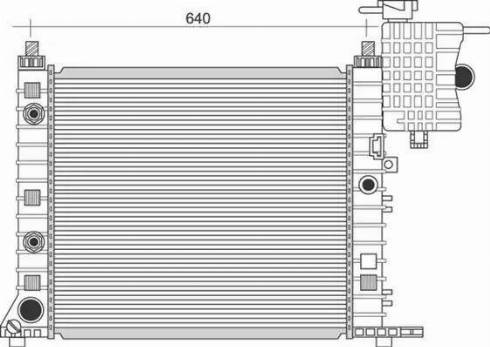 Magneti Marelli 350213944000 - Radiators, Motora dzesēšanas sistēma autodraugiem.lv