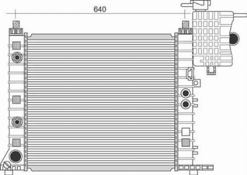 Magneti Marelli 350213945000 - Radiators, Motora dzesēšanas sistēma autodraugiem.lv