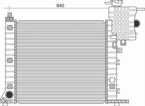 Magneti Marelli 350213948000 - Radiators, Motora dzesēšanas sistēma autodraugiem.lv