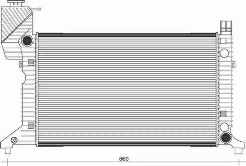 Magneti Marelli 350213943000 - Radiators, Motora dzesēšanas sistēma autodraugiem.lv