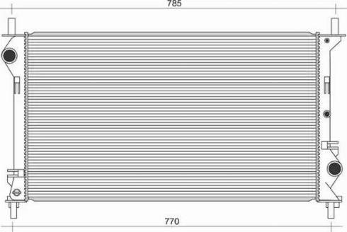 Magneti Marelli 350213954000 - Radiators, Motora dzesēšanas sistēma autodraugiem.lv