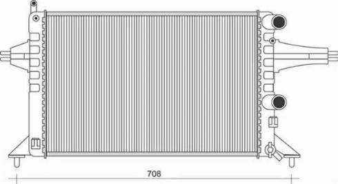 Magneti Marelli 350213966000 - Radiators, Motora dzesēšanas sistēma autodraugiem.lv